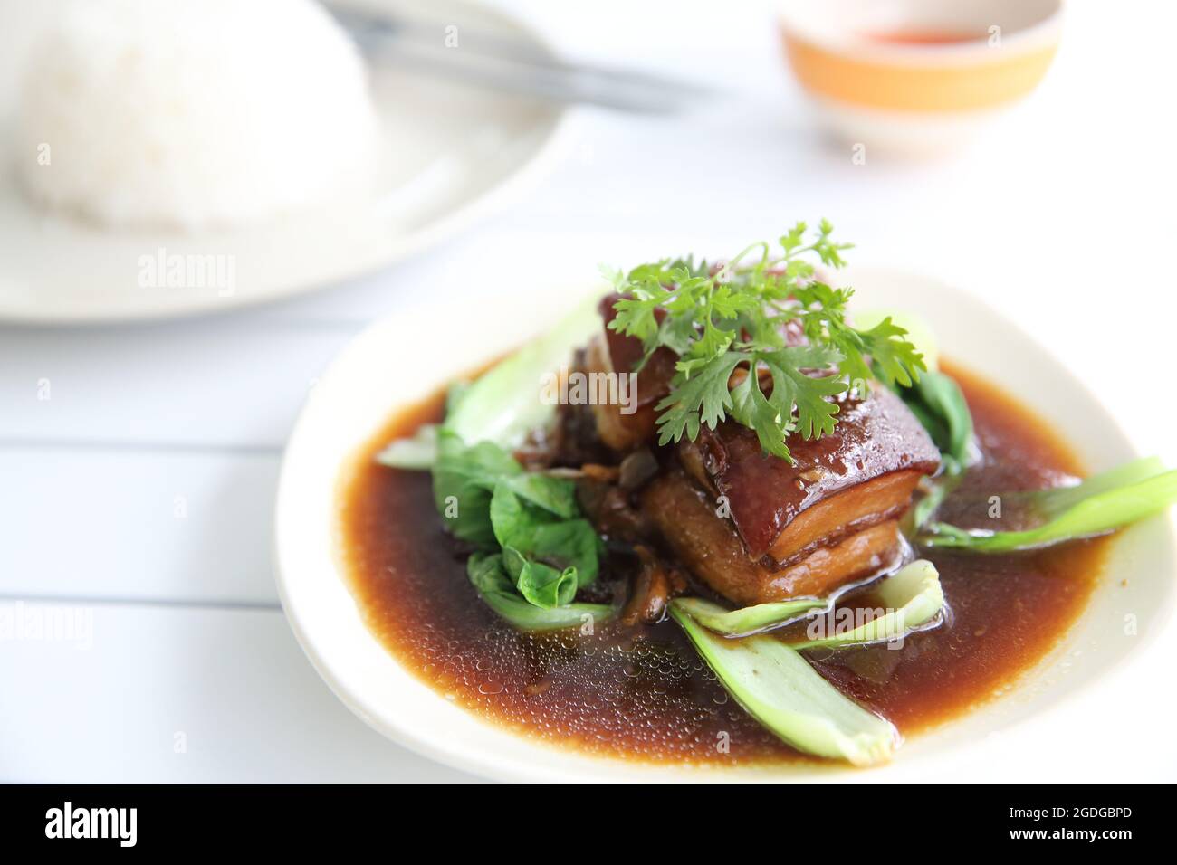 braised pork belly in Japanese style Stock Photo Alamy
