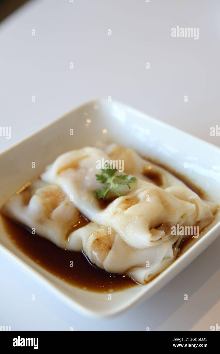 Spring Roll also known as Egg Roll Stock Photo
