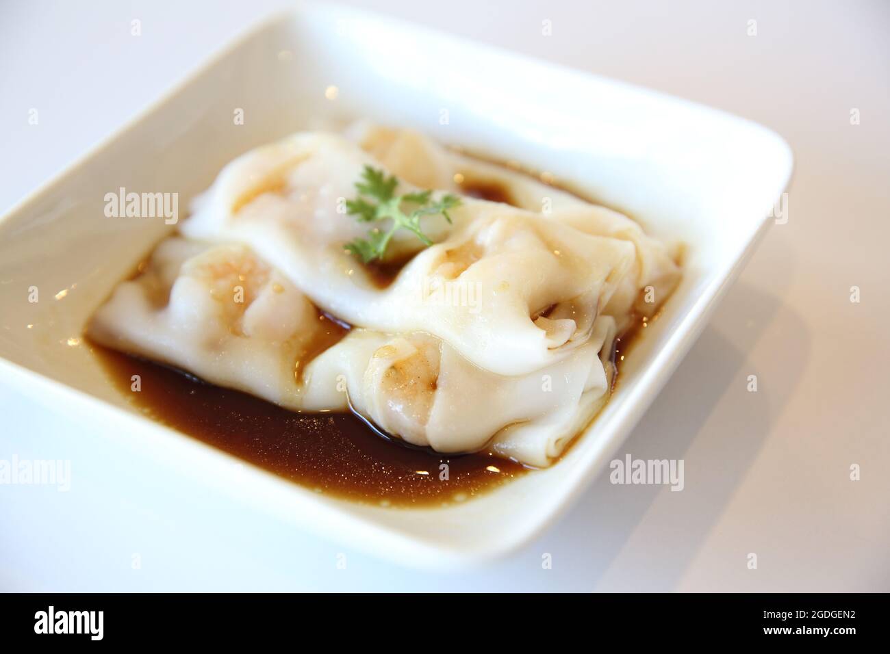 Spring Roll also known as Egg Roll Stock Photo