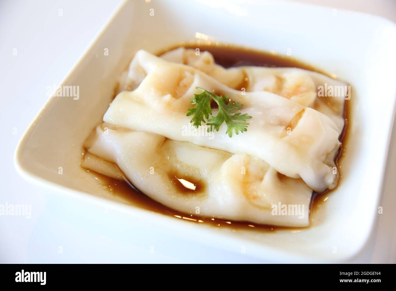 Spring Roll also known as Egg Roll Stock Photo