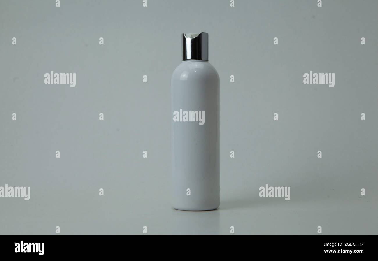 White Plastic bottle isolated white background Stock Photo - Alamy