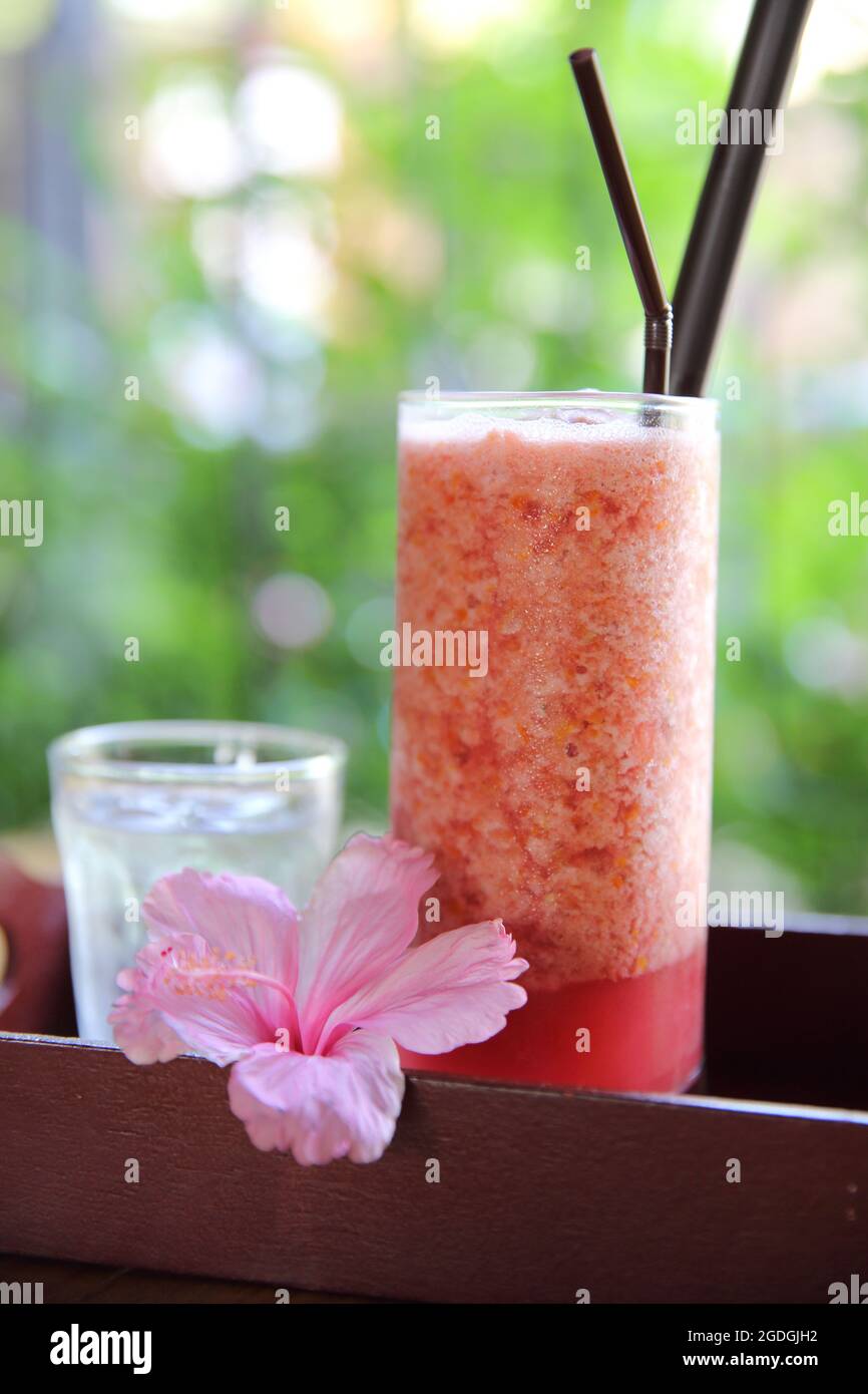 mix berry juice Stock Photo Alamy