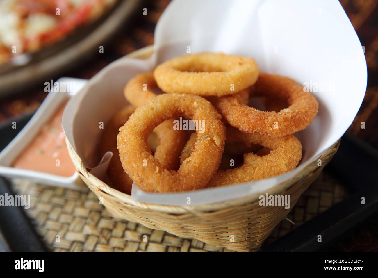 onion rings italian food Stock Photo Alamy