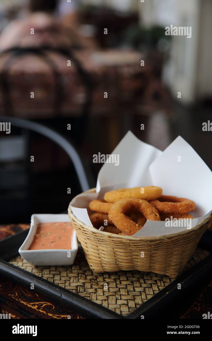 onion rings italian food Stock Photo Alamy