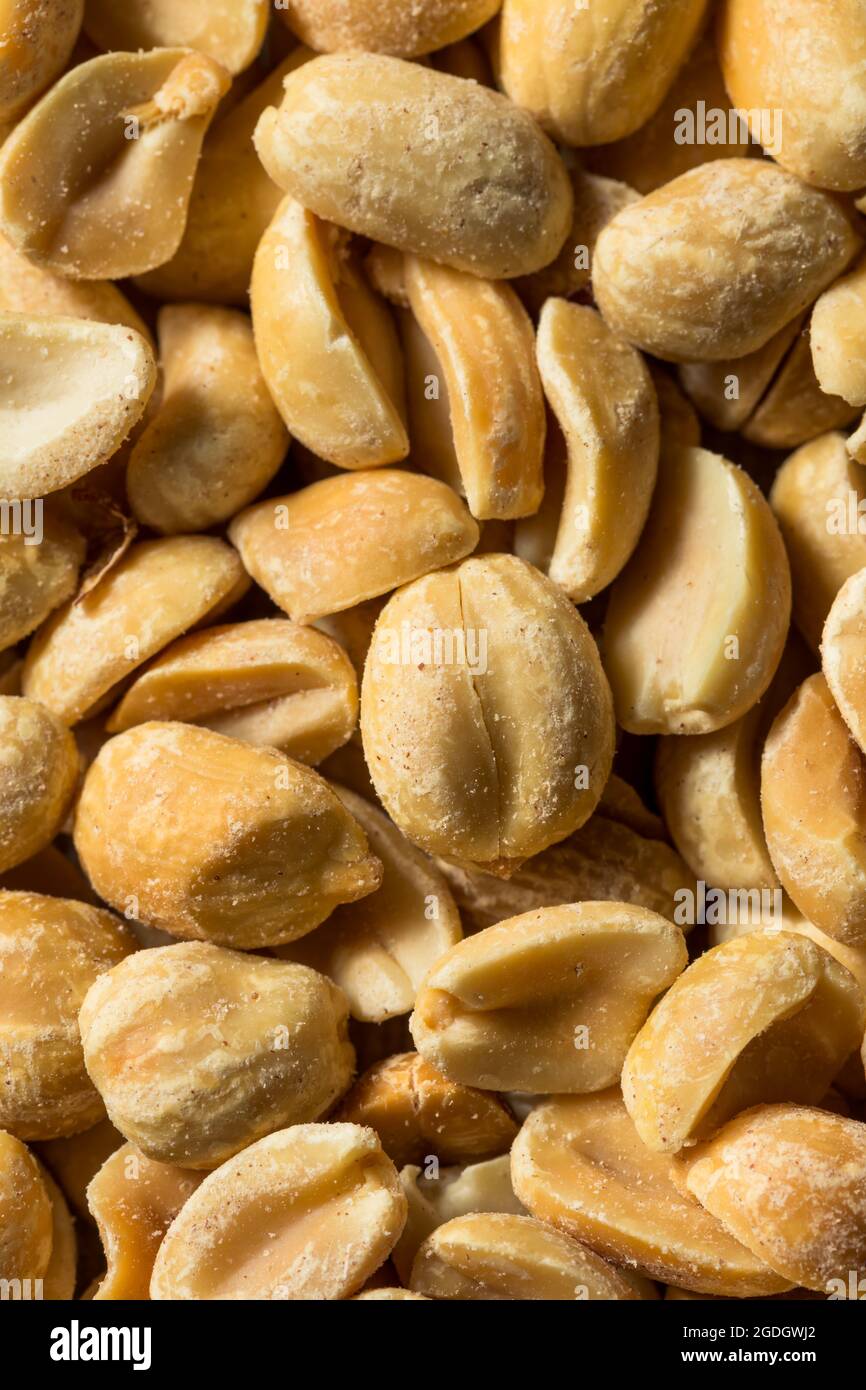 Healthy Roasted Salted Shelled Peanuts in a Bowl Stock Photo Alamy