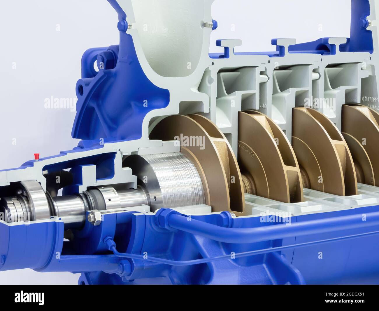 Water pump model on ECWATECH exhibition. Crocus Expo Stock Photo - Alamy