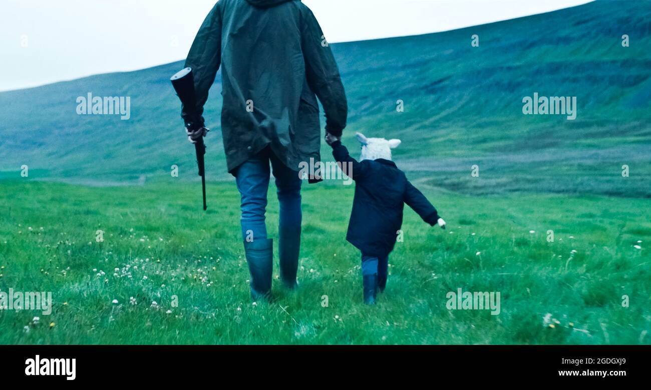 Iceland. A scene from the (C)A24 new film Lamb (2021). Plot A