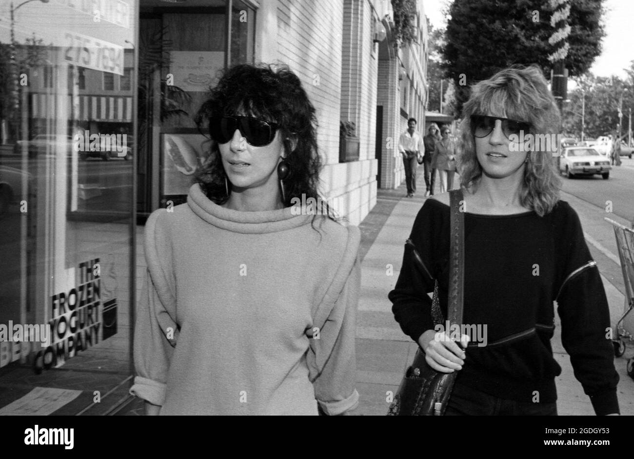 Cher and sister Georganne LaPiere in California. Circa 1980's Credit: Ralph Dominguez/MediaPunch Stock Photo