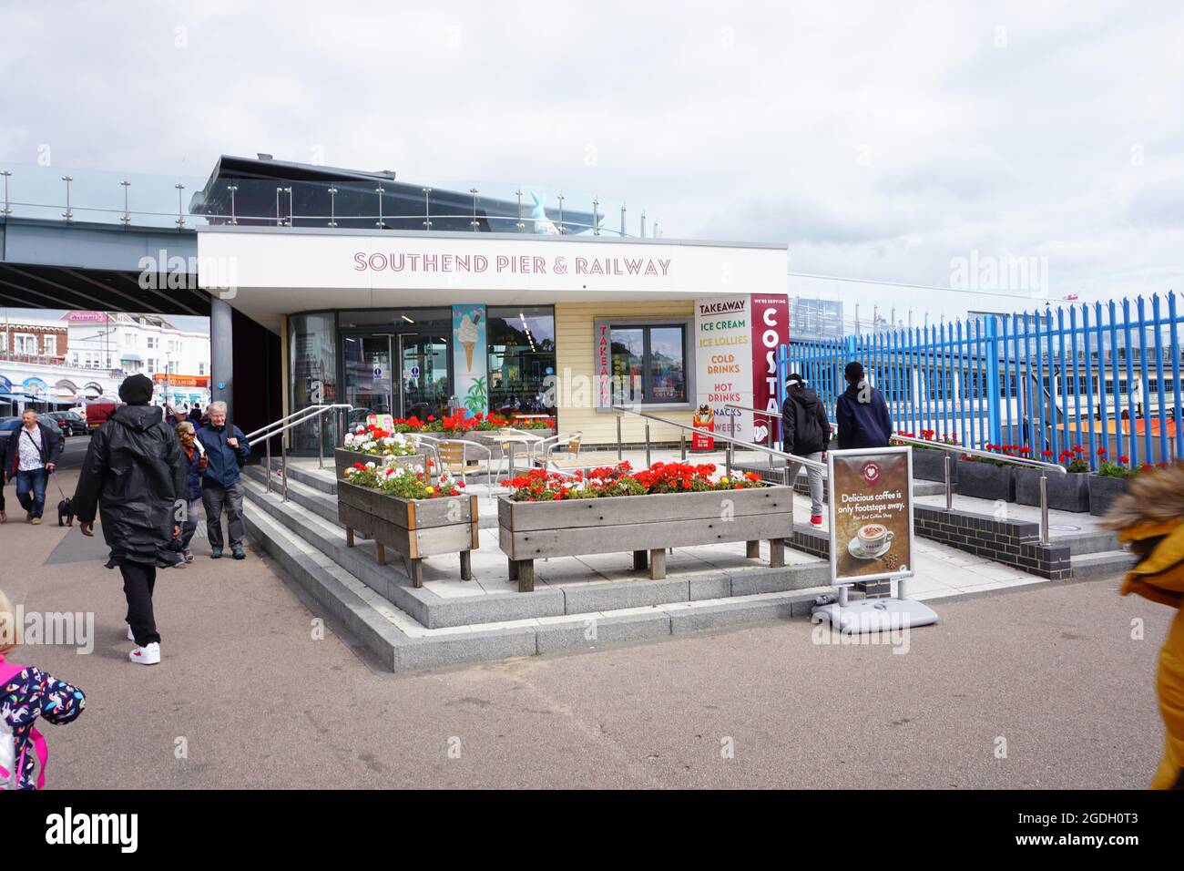 Southern Pier & Railway, Southend on Sea, United Kingdom Stock Photo