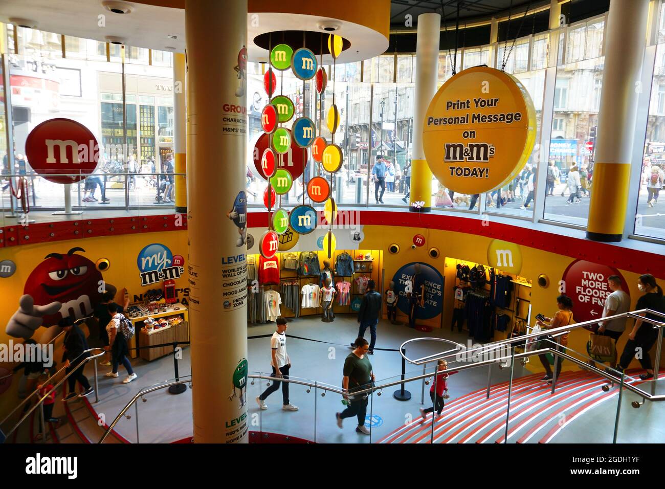 M&M World, Leicester Square, London, United Kingdom Stock Photo