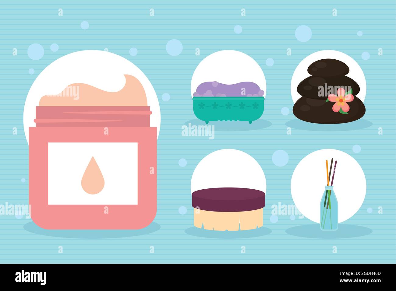 spa elements icon set design Stock Vector Image & Art - Alamy