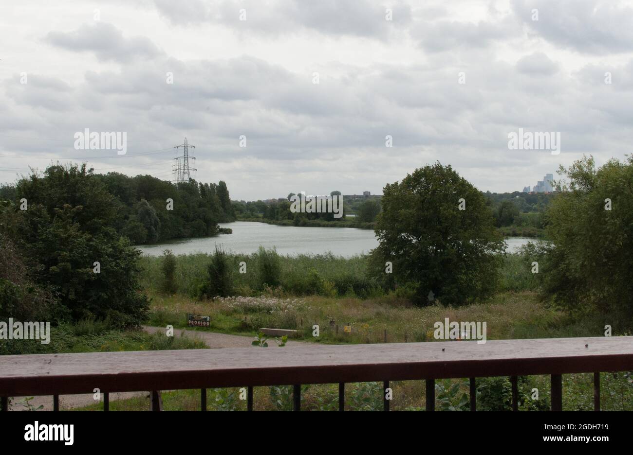 Walthamstow Wetlands, London UK, 2021-08-13. Walthamstow Wetlands and surroundings is a place to go for a drive and places of interest for photography. Credit: Picture Capital/Alamy Live News Stock Photo