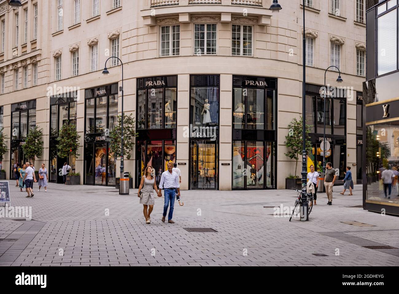 Exclusive Prada store in Vienna - VIENNA, AUSTRIA, EUROPE - AUGUST 1, 2021  Stock Photo - Alamy
