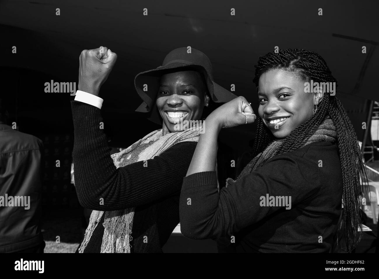 JOHANNESBURG, SOUTH AFRICA Jan 05, 2021 A group of young African