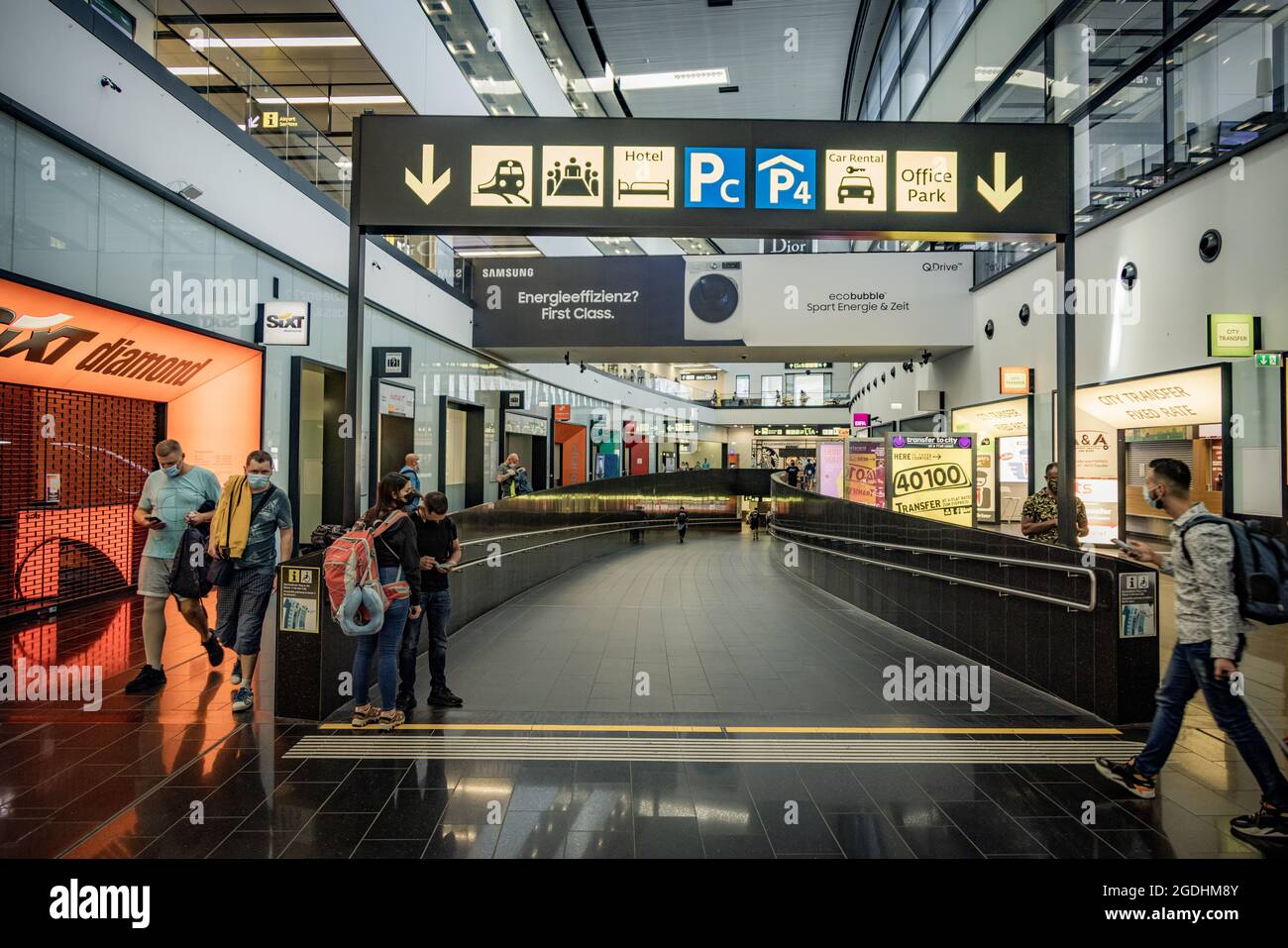 Vienna Airport VIE - Terminal 3 - VIENNA, AUSTRIA, EUROPE - AUGUST 1, 2021  Stock Photo - Alamy