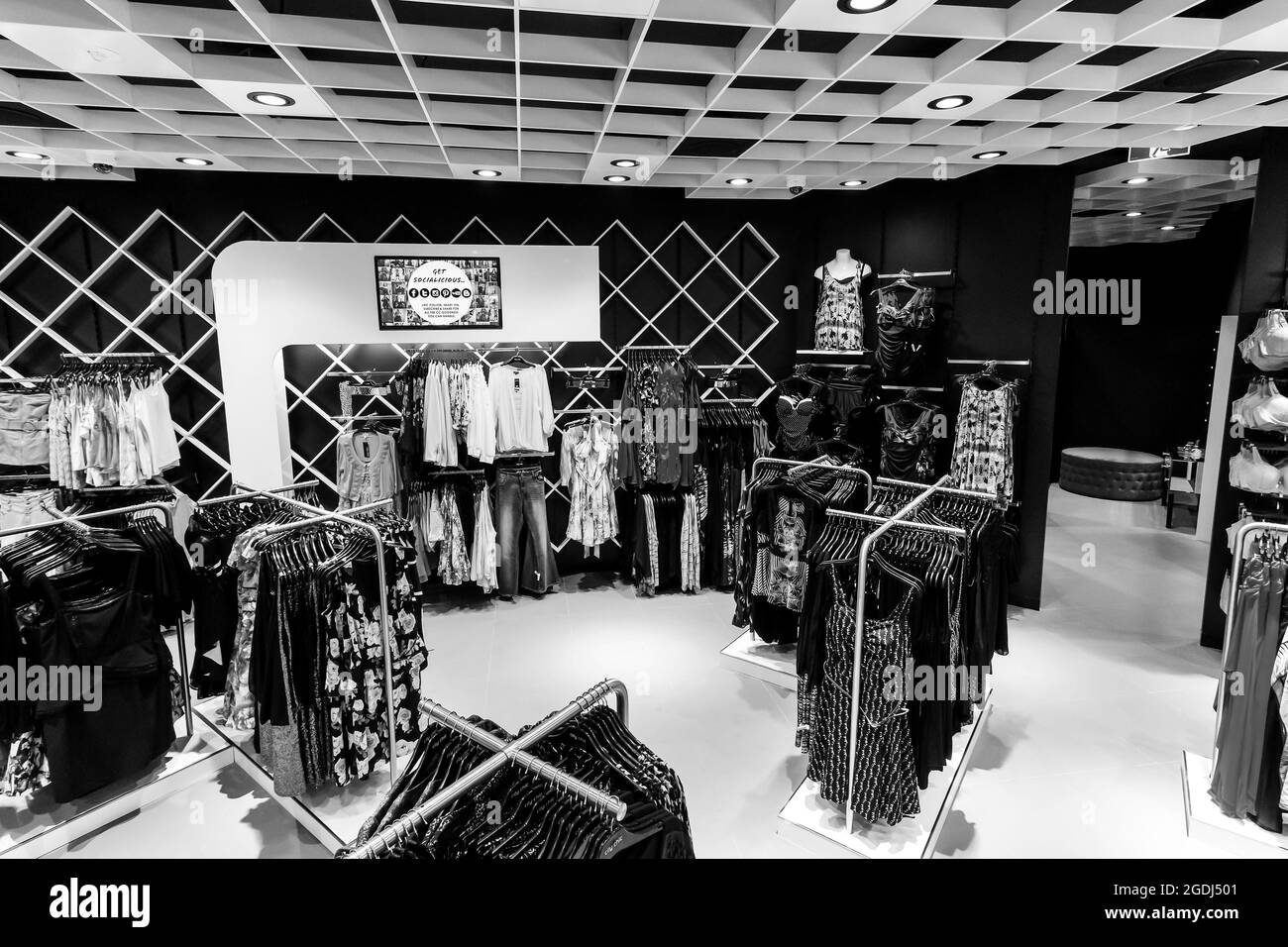 JOHANNESBURG, SOUTH AFRICA - Jan 06, 2021: A view of plus size clothing