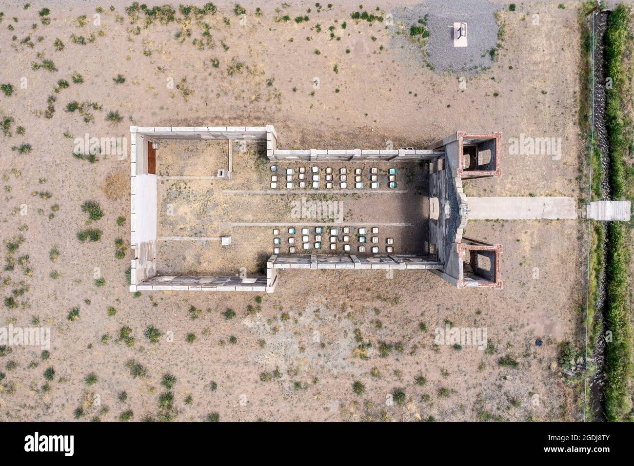 Las Mesitas, Colorado The ruins of San Isidro (San Isidore) Catholic