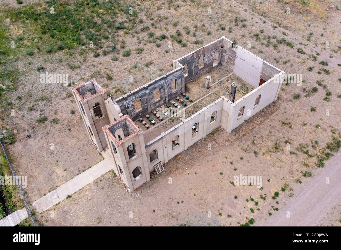 Las Mesitas, Colorado The ruins of San Isidro (San Isidore) Catholic