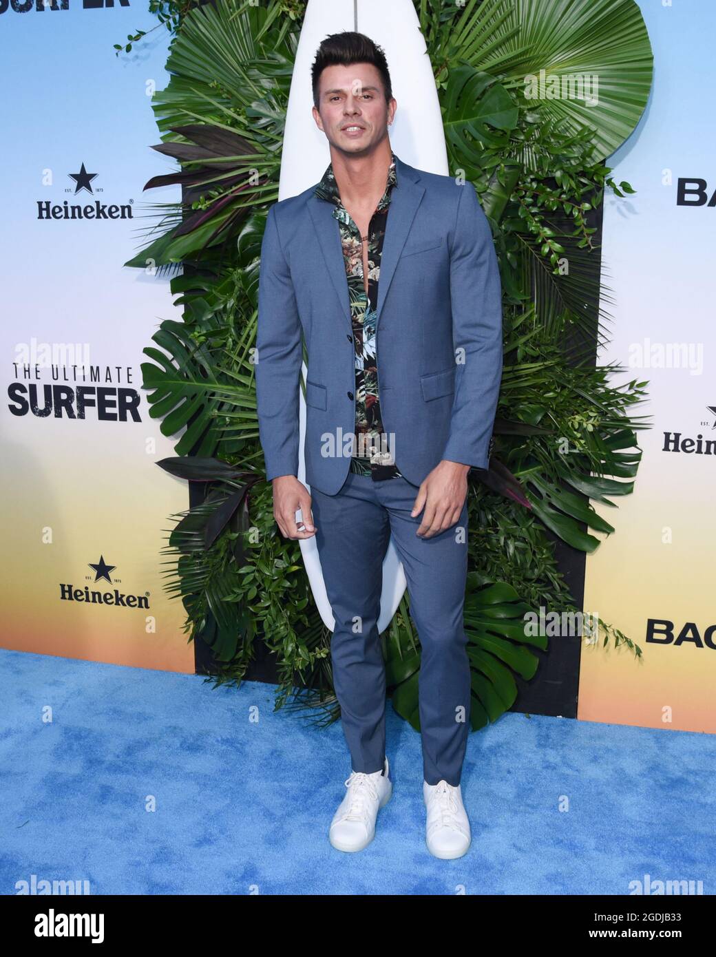 12 August 2021 - Santa Monica, California - Kenny Braasch. ABC's ''Bachelor In Paradise'' And ''The Ultimate Surfer'' Premiere. (Credit Image: © Billy Bennight/AdMedia via ZUMA Press Wire) Stock Photo