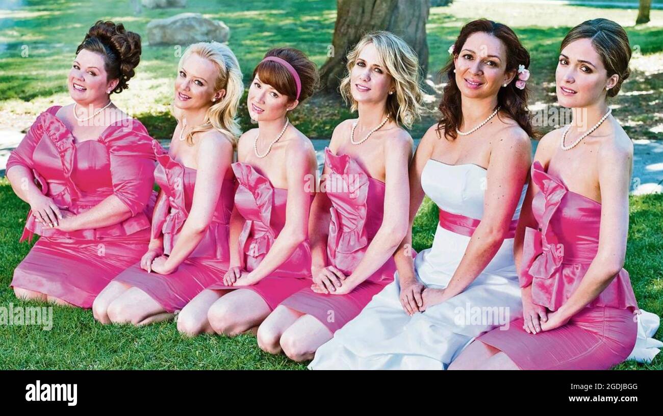 BRIDESMAIDS 2011 Universal Pictures film Stock Photo