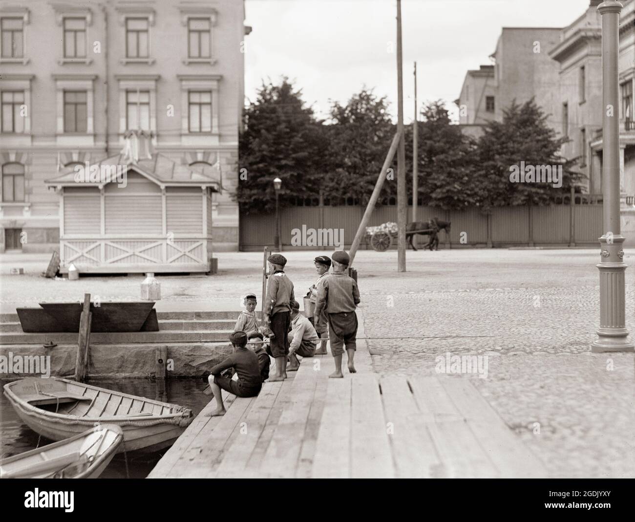 Local, Scandanavian, turn of the century architecture in Helsinki ...