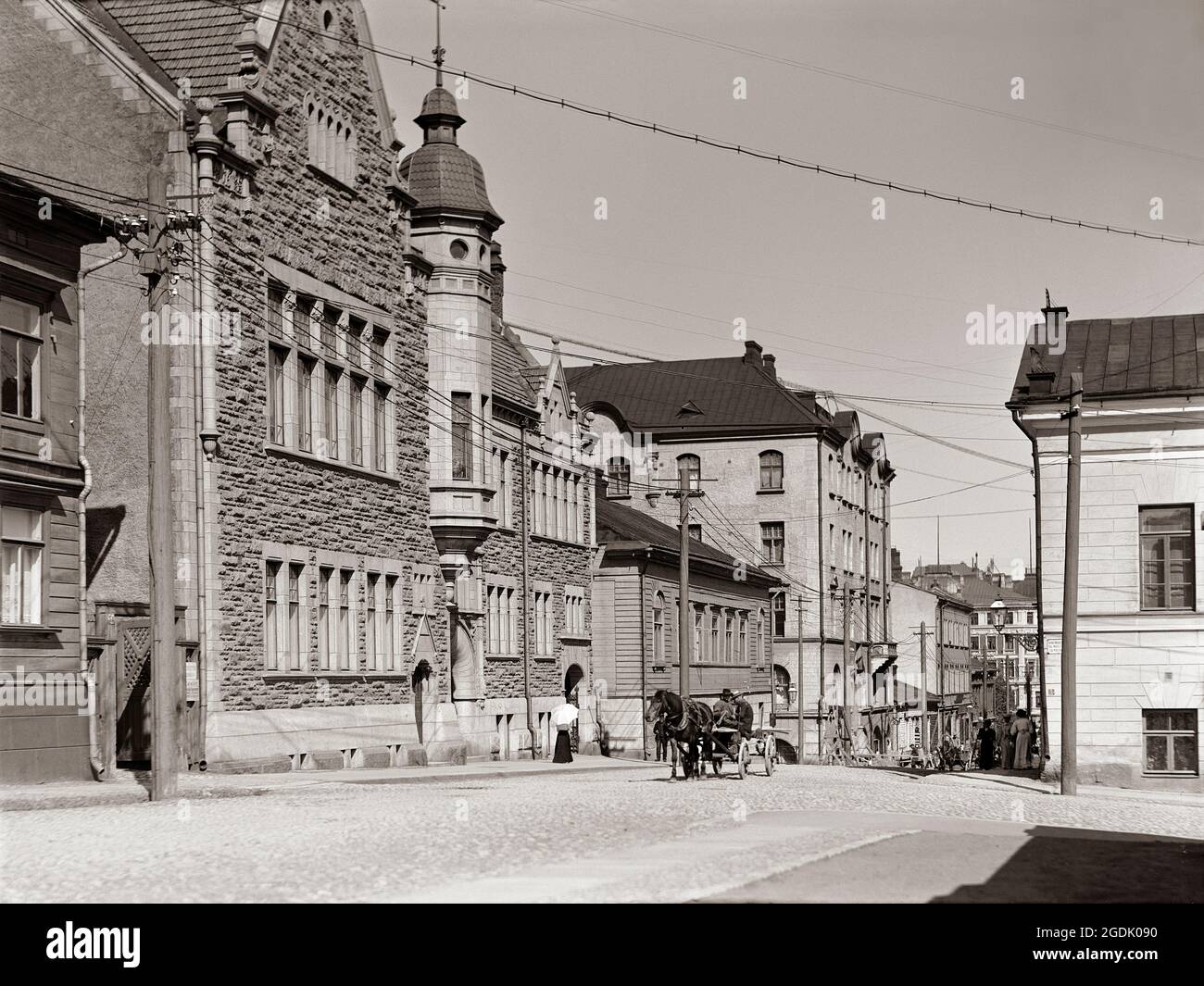 Local, Scandanavian, turn of the century architecture in Helsinki ...
