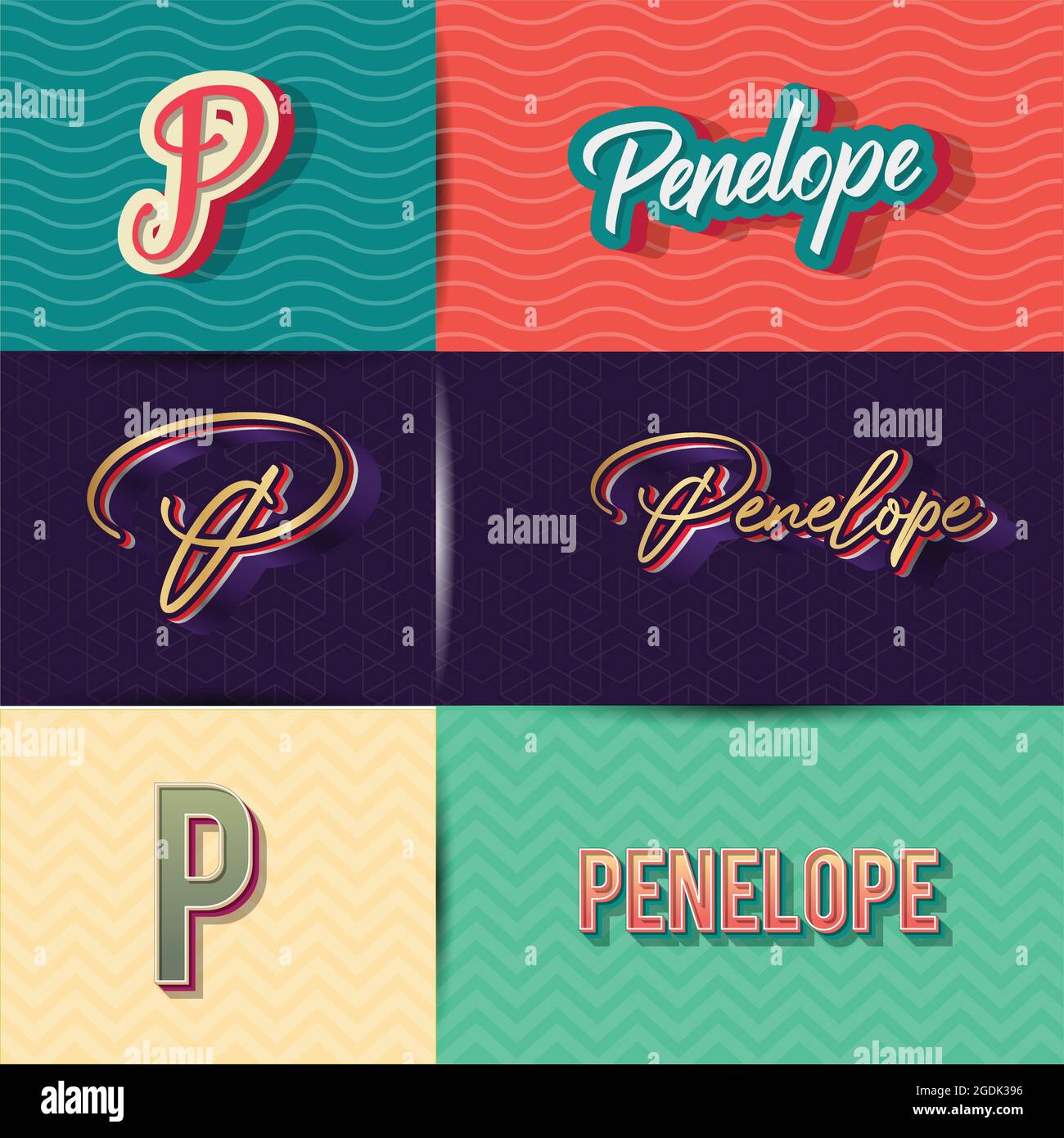 Penelope name Stock Vector Images Alamy