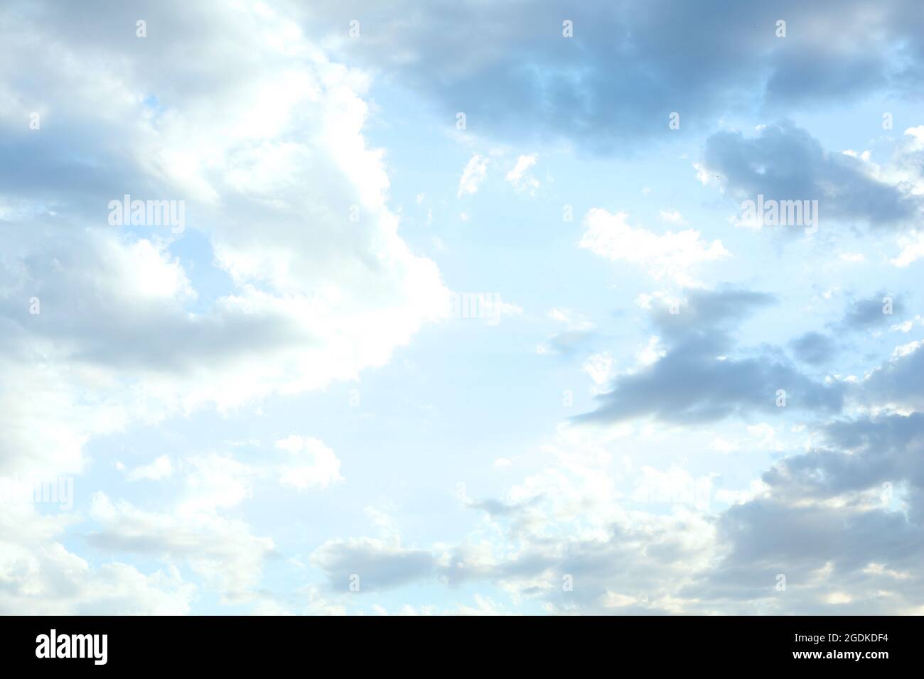 Blue sky background with clouds Stock Photo - Alamy