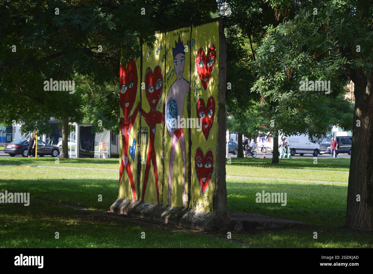 60th anniversary of Berlin Wall construction Leipziger Platz, Berlin