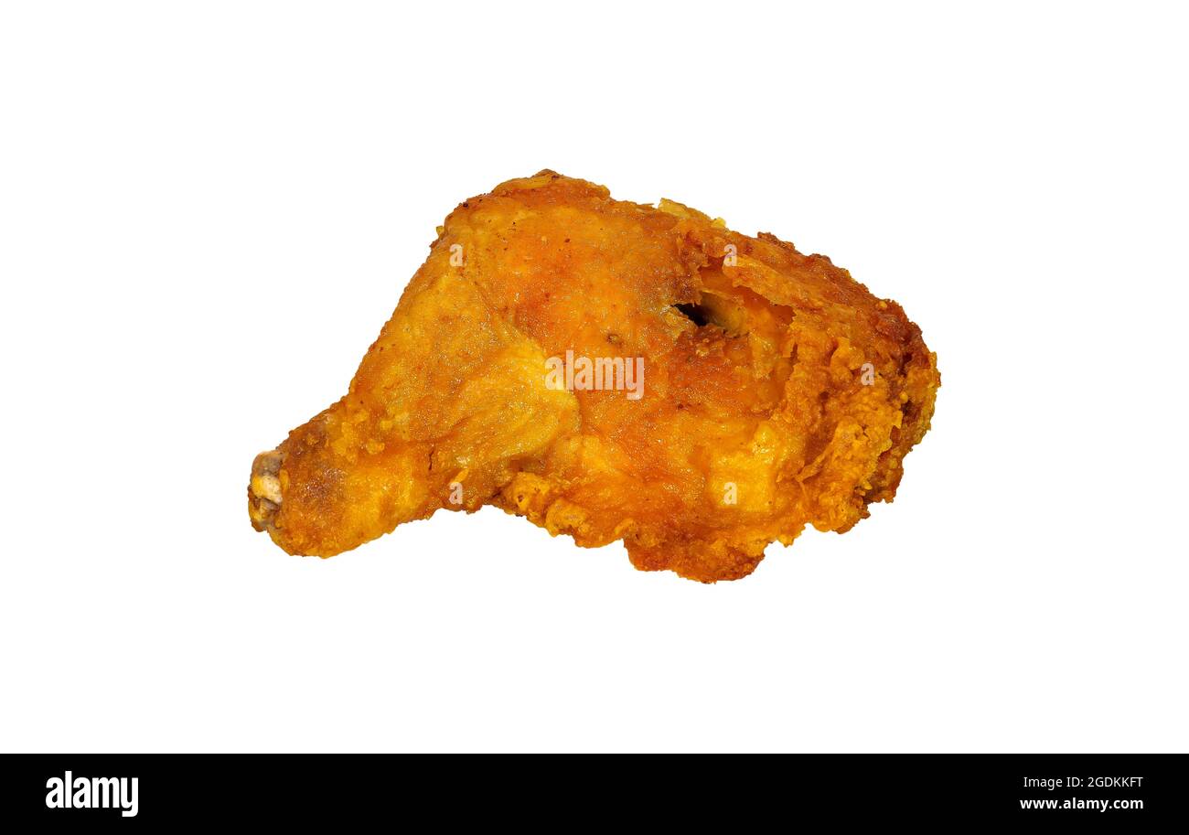 Crispy Breaded Chicken Thighs. Clipping path Stock Photo Alamy