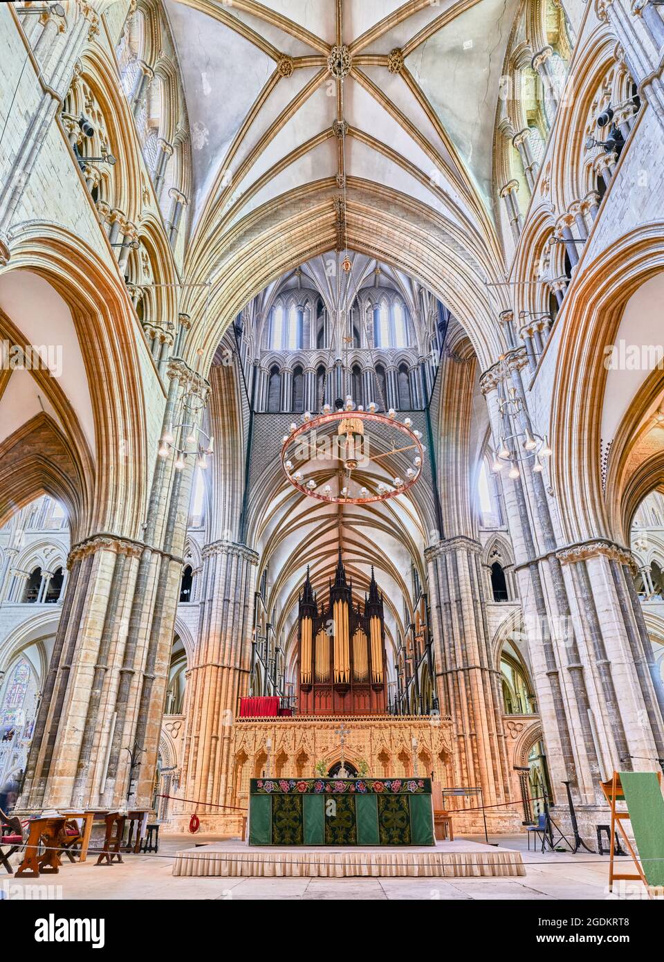 13th century architectural style at the crossing in the medieval