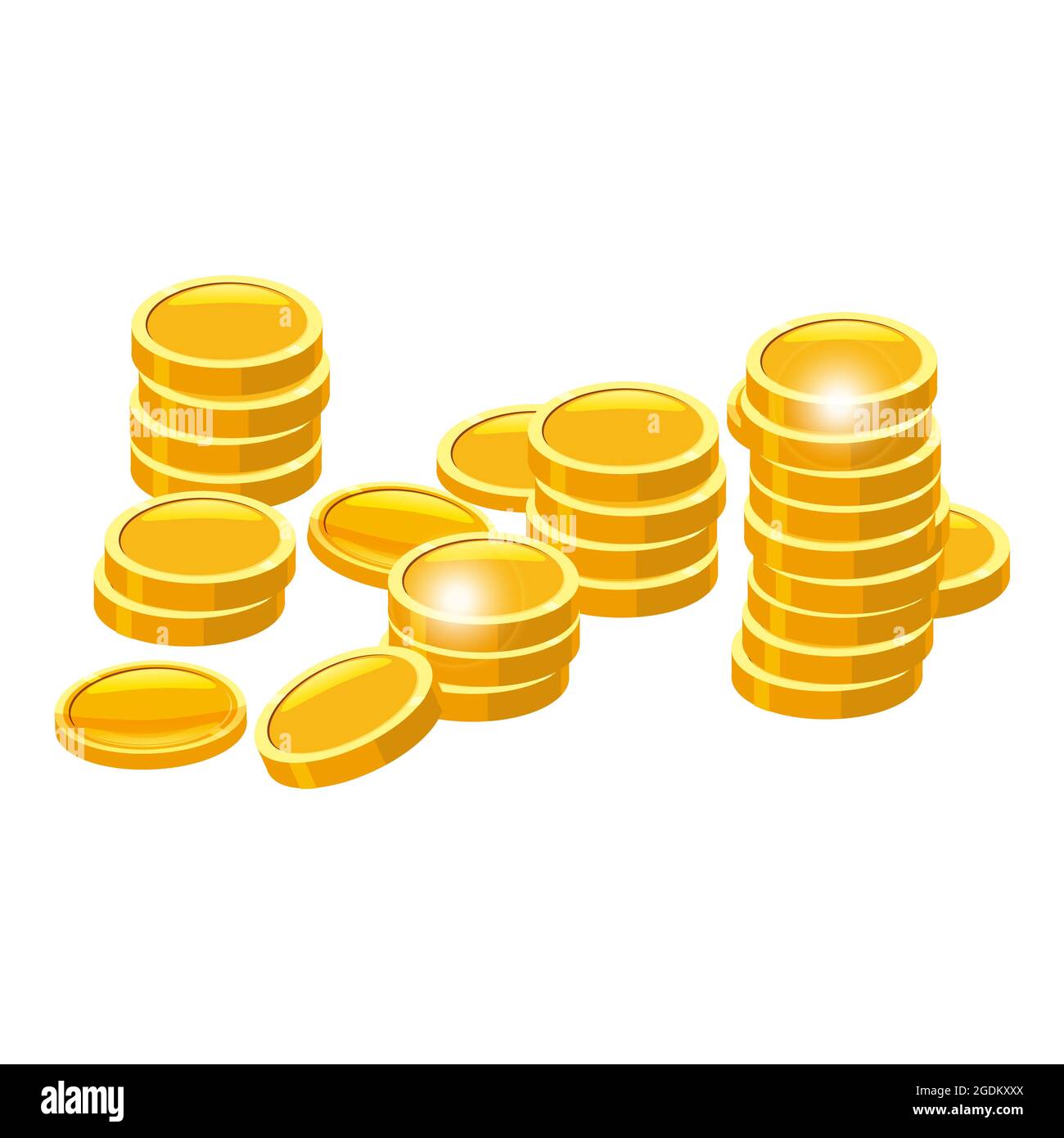 gold coins stack png