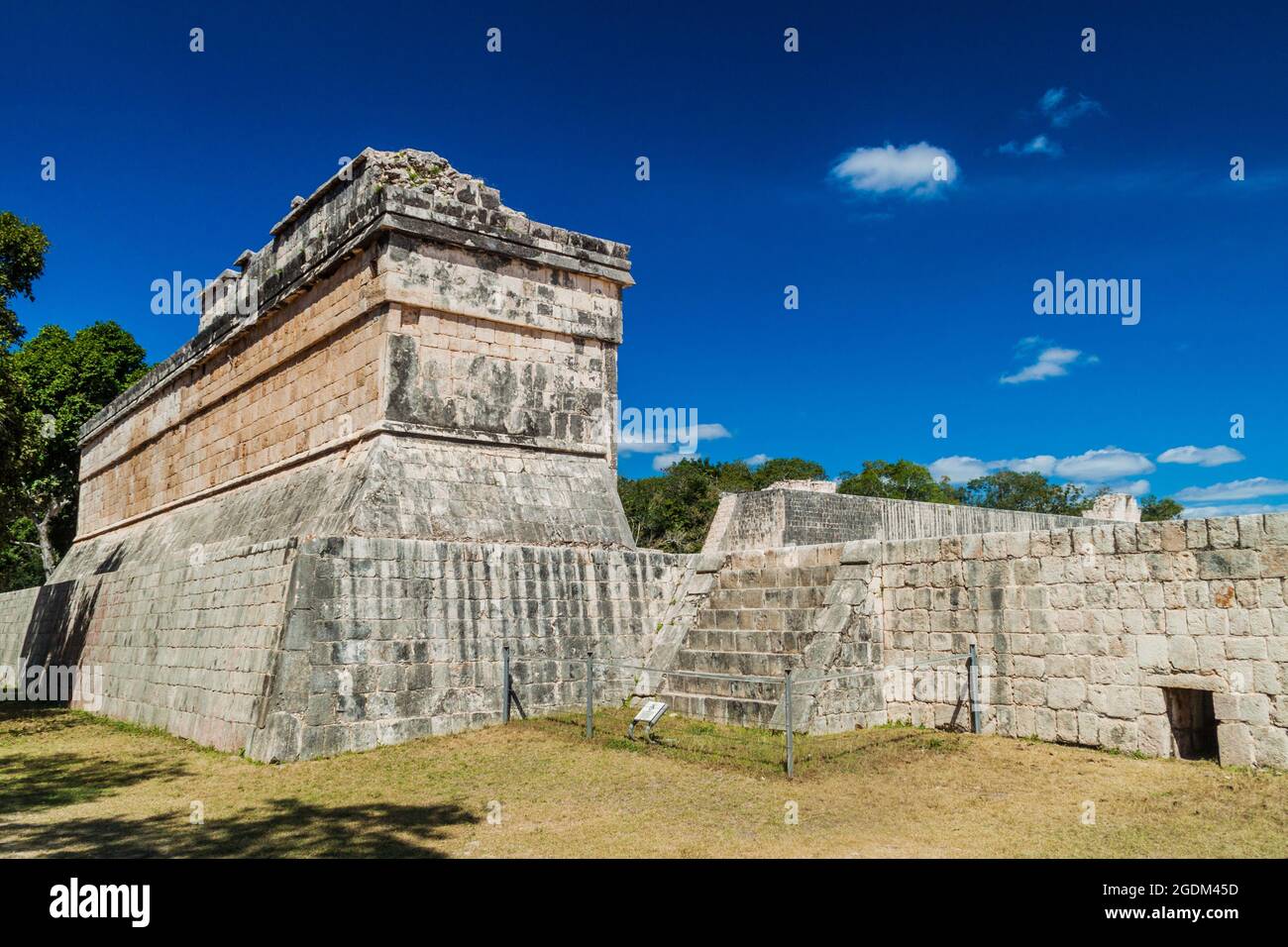 The great ball game court in the Mayan archeological site Chichen Itza