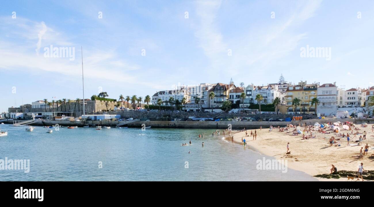 Portugal holidays in Cascais Stock Photo