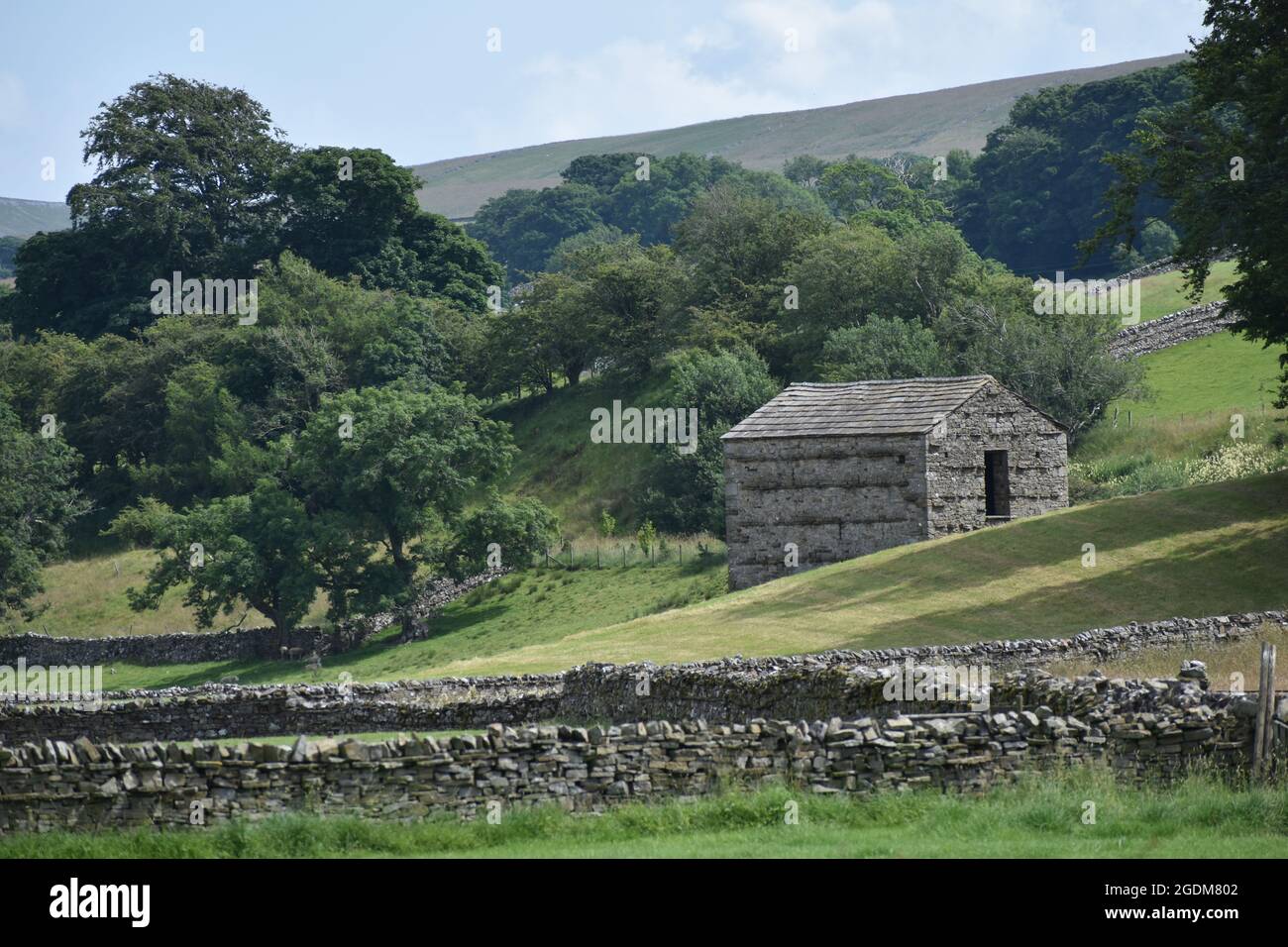 Countryside landscapes of the Yorkshire Dales Stock Photo