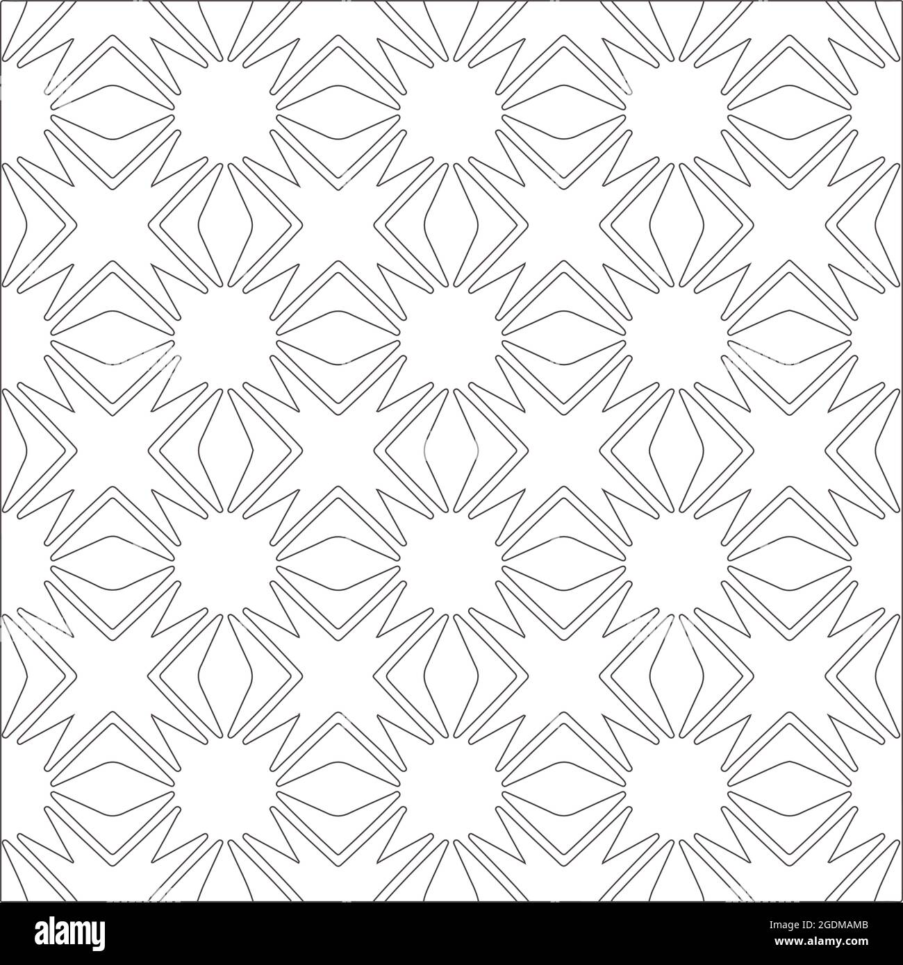 Vector pattern with symmetrical elements . Repeating geometric tiles ...