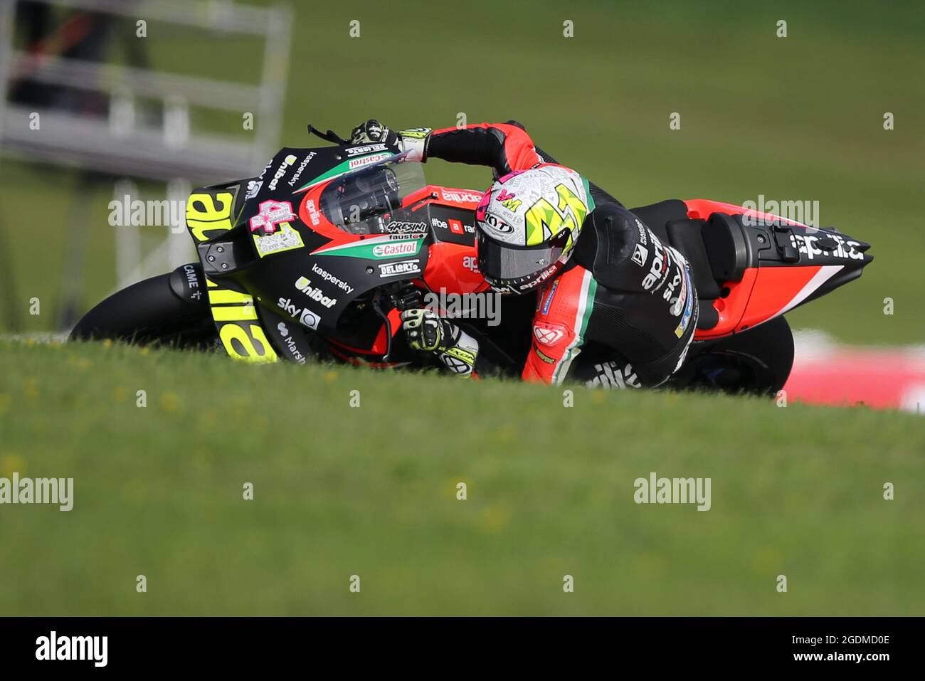 Spielberg, Austria, 14, Aug, 2021 #41 Aleix Espargaro, Spanish: Aprilia  Racing Team Gresini during free practice3 for the Bitci Motorrad Grand Prix  von …sterreich MotoGP at Red Bull Ring, Spielberg, Austria Credit: