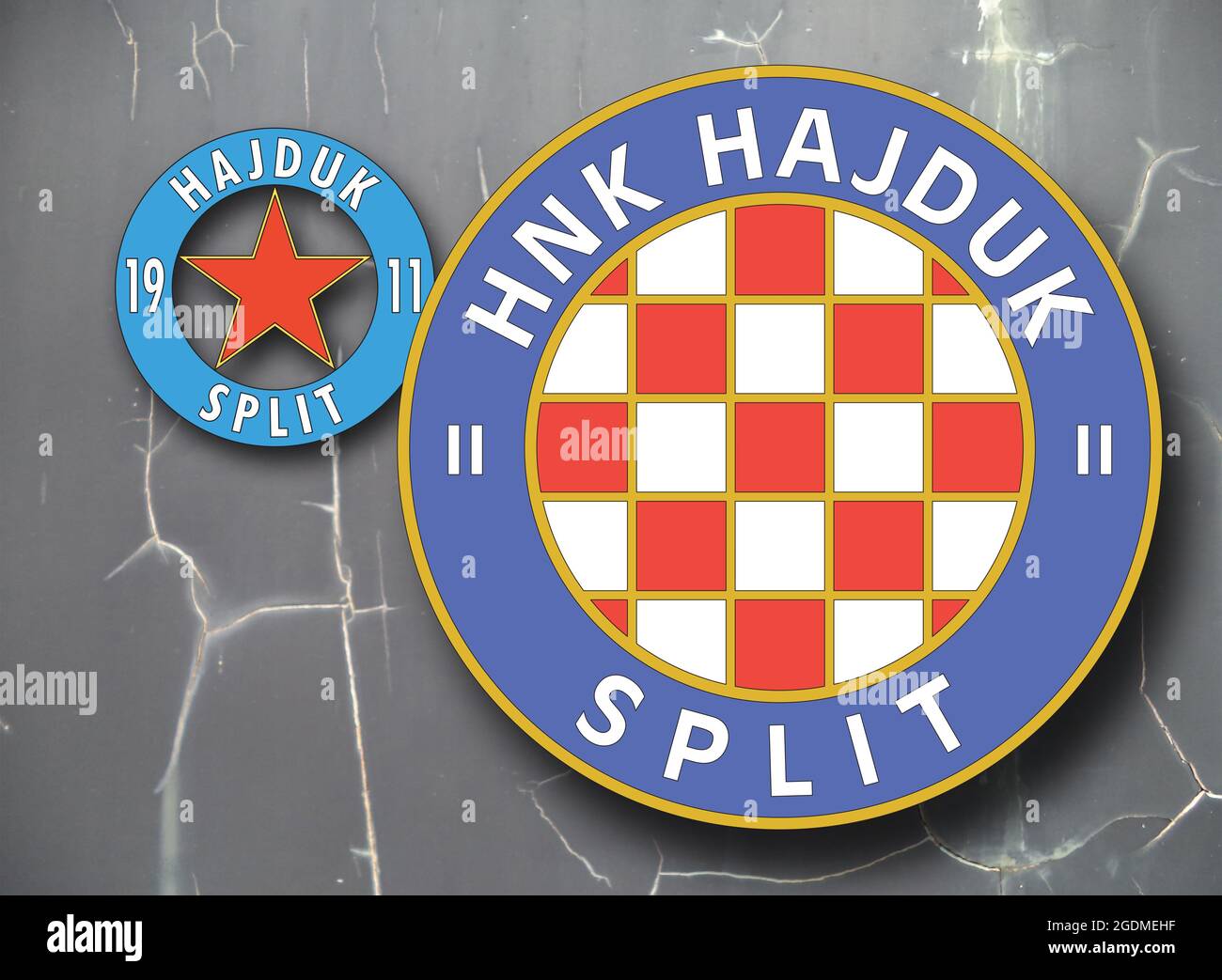 Football match ticket, Hajduk Split vs Rijeka, Stadion Poljud, Split,  Dalmatia, Croatia Stock Photo - Alamy