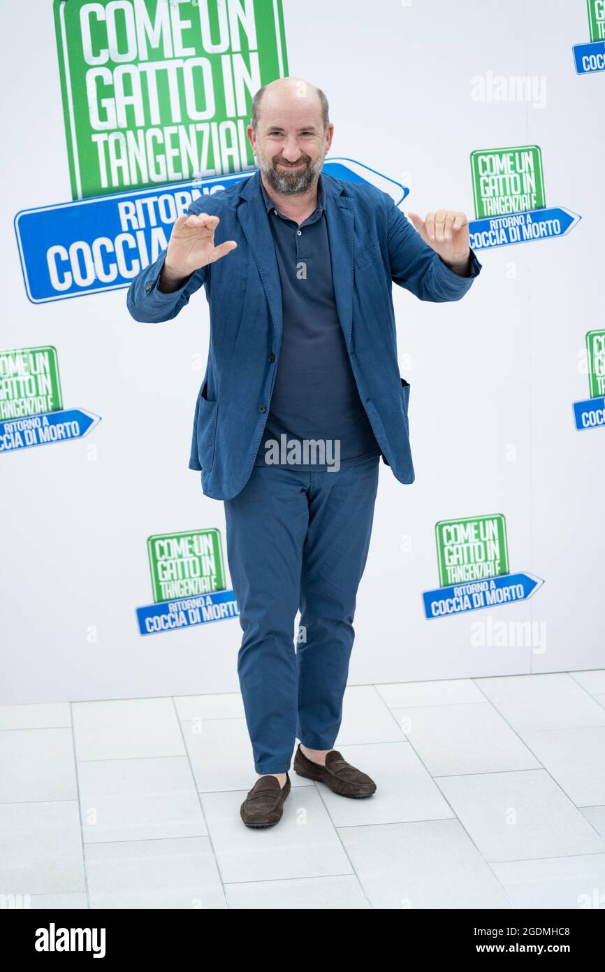 Roma, Italy, Aug 14 2021, Antonio Albanese attends photocall film "Come un  gatto in tangenziale - Ritorno a Coccia di Morto". Credit:©Luigi de  Pompeis/Alamy Live News Stock Photo - Alamy