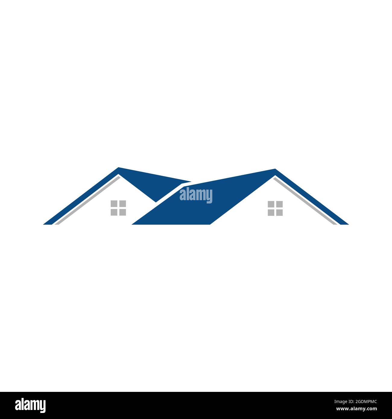 Real estate vector illustration logo template. Stock Vector