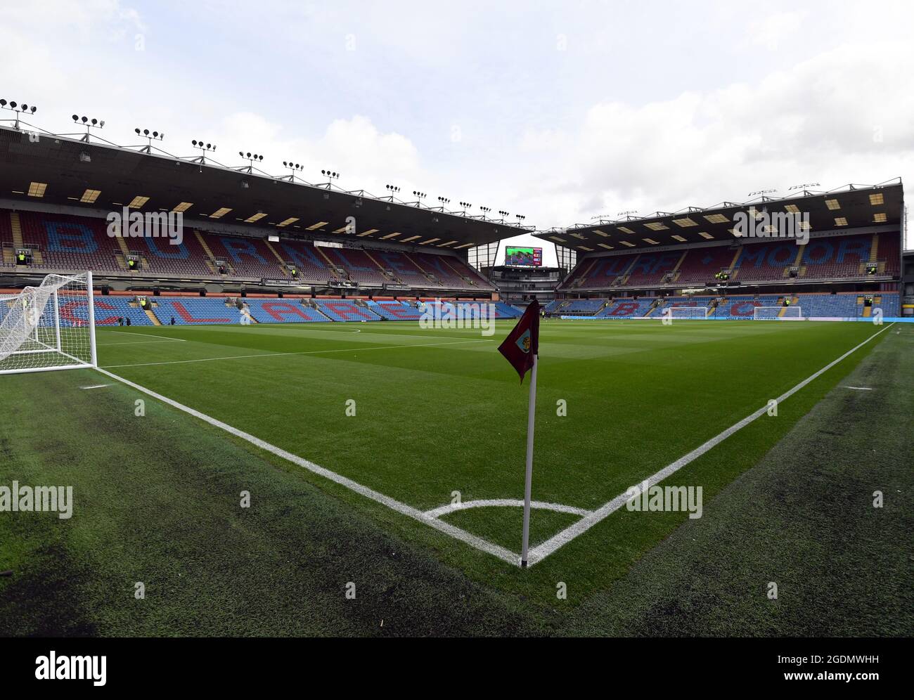 A general view of the stadium before the Premier League match at Turf Moor, Burnley. Picture date: Saturday August 14, 2021. Stock Photo