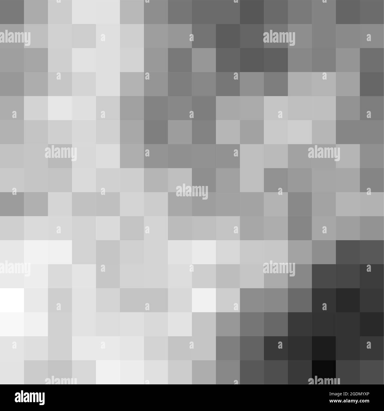 Abstract Geometrical color pixel generative art illustration Stock ...