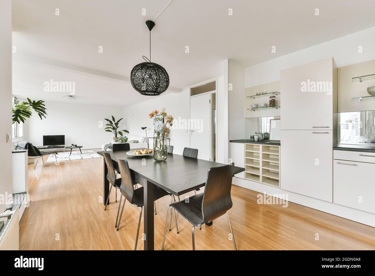 Luxury and beautiful dining room interior design Stock Photo - Alamy