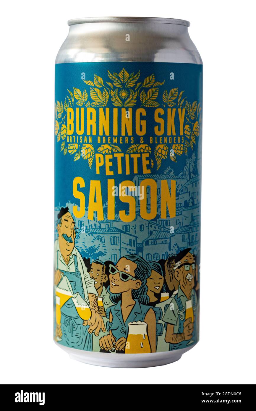 Burning Sky Artisan Brewers & Blenders - Petite Saison - Alc3.5% abv. Stock Photo