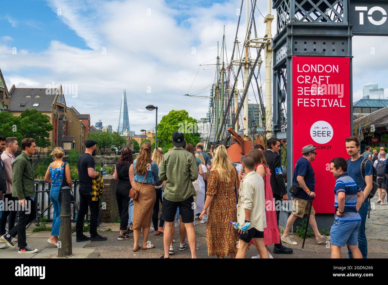 Tobacco dock london craft beer hi-res stock photography and images