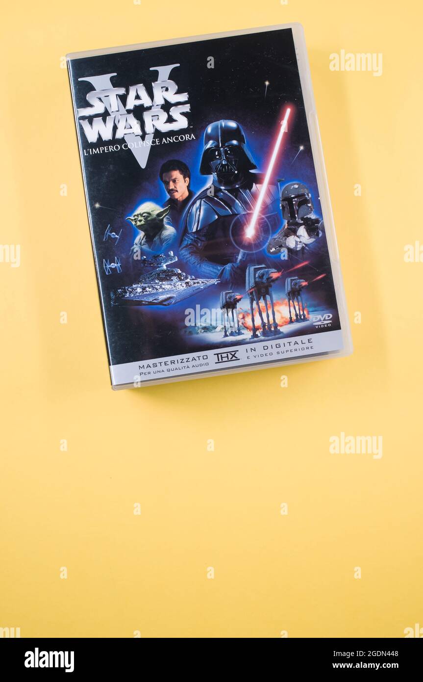 Star Wars Original Trilogy Motion Picture Dvd With Space For Text Stock Photo Alamy