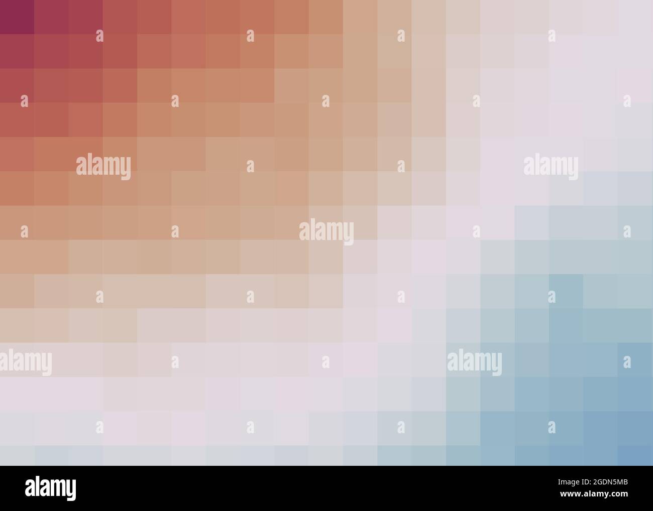 Abstract Geometrical color pixel generative art illustration Stock ...