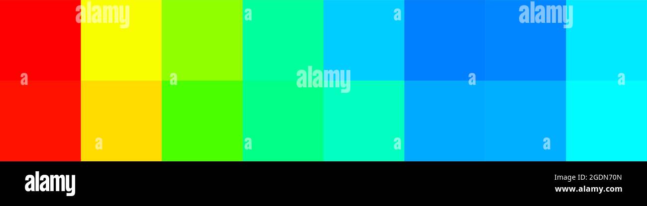 Abstract Geometrical color pixel generative art illustration Stock ...