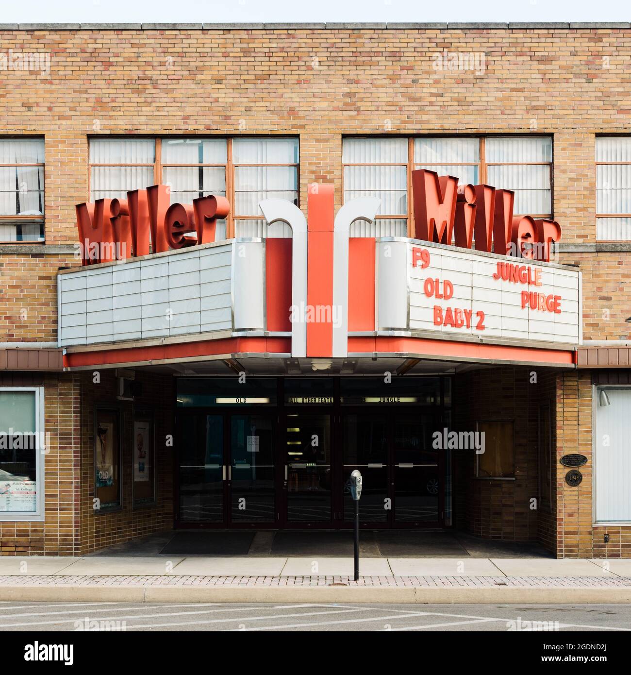Miller Theater, in downtown Lewistown, Pennsylvania Stock Photo Alamy
