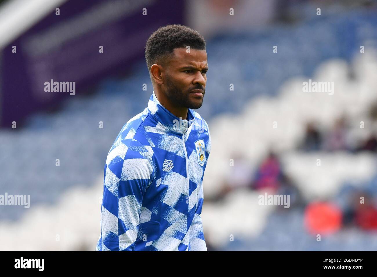 Fraizer Campbell #22 of Huddersfield Town during the warm up Stock ...